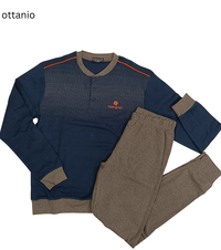 MEN'S SERAFINO PAJAMAS M/L NPA138 Tellini S.r.l. Wholesale Clothing